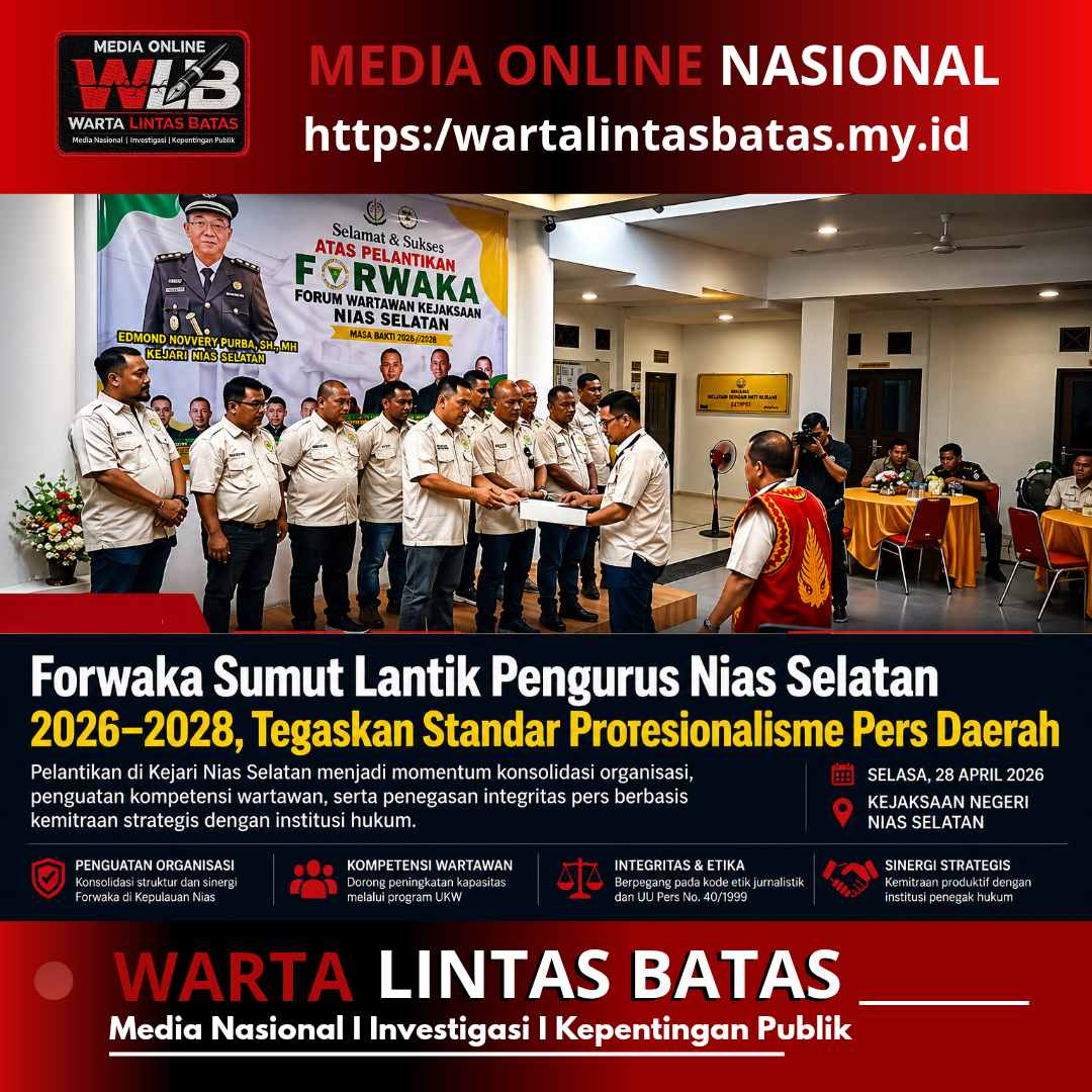 Forwaka Sumut Lantik Pengurus Nias Selatan 2026–2028, Tegaskan Standar Profesionalisme Pers Daerah. Compressed_1777421650017.jpg